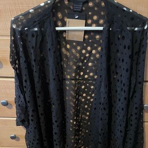 Steven Madden Black Cardigan